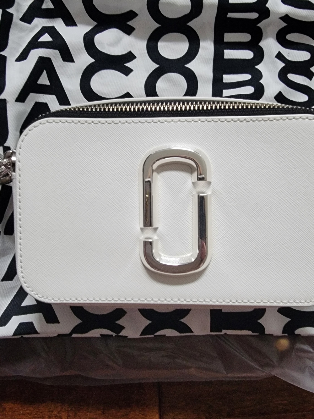 Marc Jacobs White Snapshot Camera Bag
